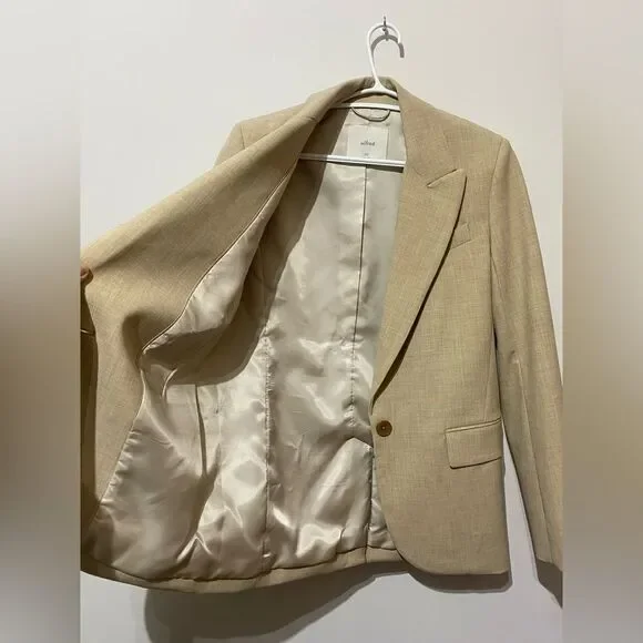 NEW Aritzia Wilfred Flores Single-Breasted Oversized Blazer - Picture 3 of 4